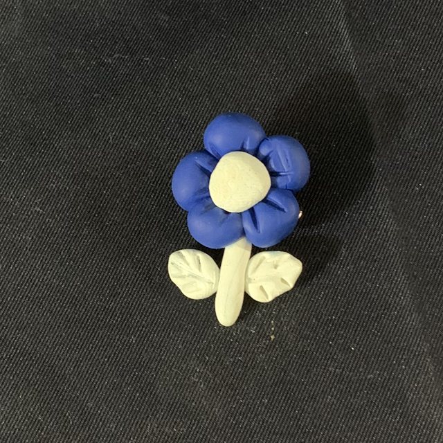 花朵造形軟陶別針